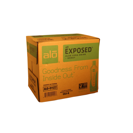 ALO DRINK Exposed Original Aloe & Honey 16.9 fl. oz., PK12 ALO-01122